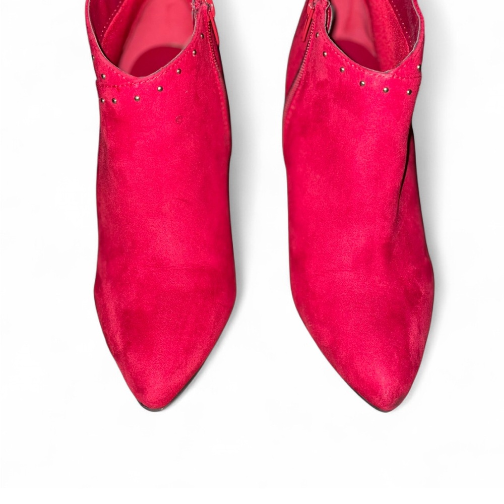 Rouge! Vibrant Red Heeled Boots